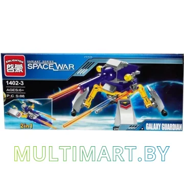 Конструктор Qman Space War 1402-3 Галактический страж (88 деталей)